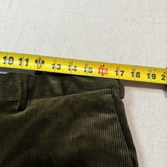NWT Polo Ralph Lauren Pants Mens 36-30 Green Corduroy Stretch Classic Fit New - Picture 6 of 7